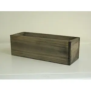 Rectangular wood box boxes woodland planter barn flower pot square vases rustic wedding wooden boxes rustic chic wedding