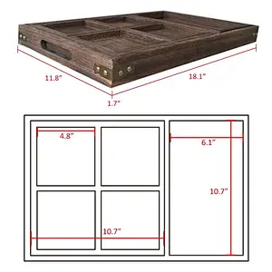 Unfinished Wood Trays Wood Serving Tray Wooden Ottoman Tray