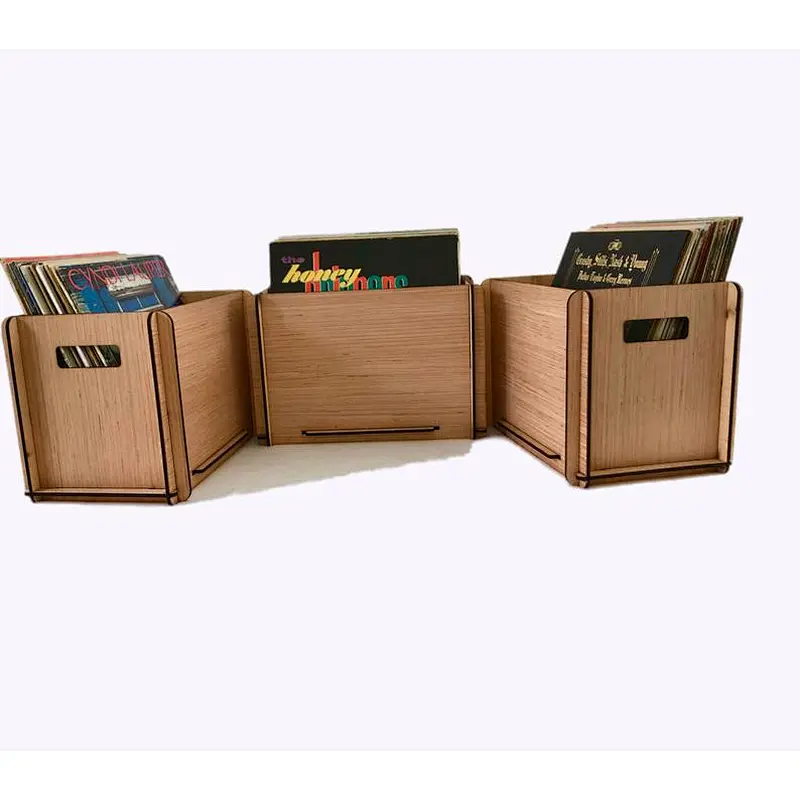 Vinyl Record Storage Crates woodenstorageboxjewelry organizer wood storage boxwooden wedding card box wooden crates custom