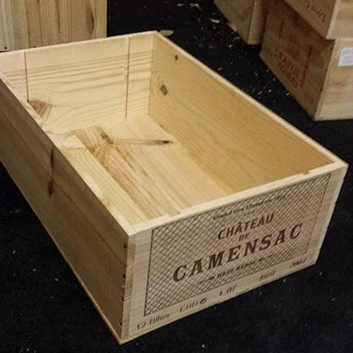 1 x 12 Bottle size - Traditional FRENCH wood box / Crate / Storage unit - Christmas Hamper, Gift idea
