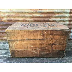 Beacon Falls Rubber Shoes Maltese Cross Wood Crate