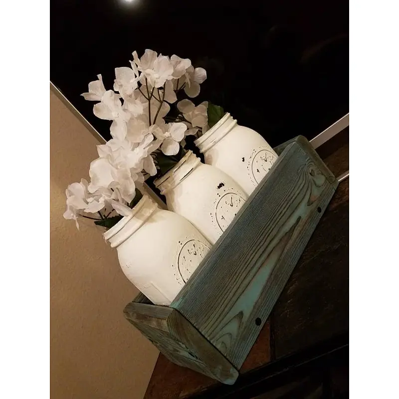 Decorative wooden box  Farmhouse decor shabby chic wooden crate handmade wooden box decorate boxes for wood made