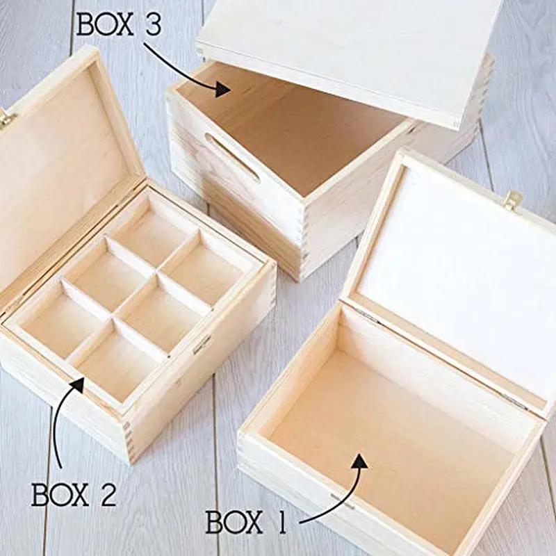 Personalised Baby Gift Wooden Keepsake Box/Memory Box - Girls and Boys Designs Available - Unique Gift for New Parents
