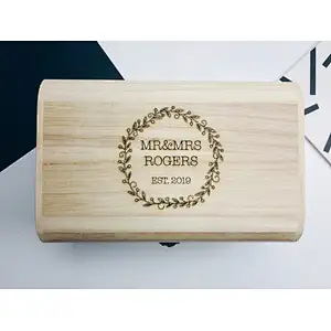 Wedding Keepsake Box Personalised