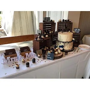 6 Rustic cupcake Stand 8x8  wedding crates  rustic wedding wood cake stand rustic wedding decorations crates