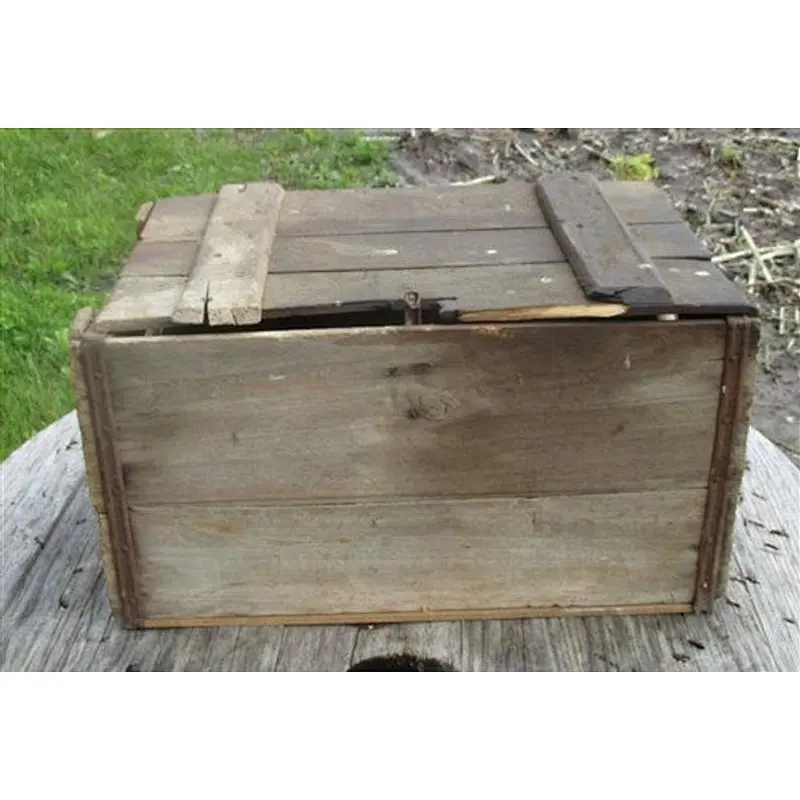 JUNJI Rustic big tool gifts home decoration wholesale delicate practical Vintage Advertising Sign Antique Wooden boxes