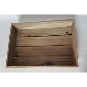 Rustic home decoration nufinshed wholesale handiwork small cheapedTea, Wooden Tray/Crate. 18