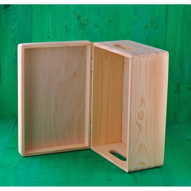Wood jewelry box custom logo wooden packaging boxes handmade wooden box