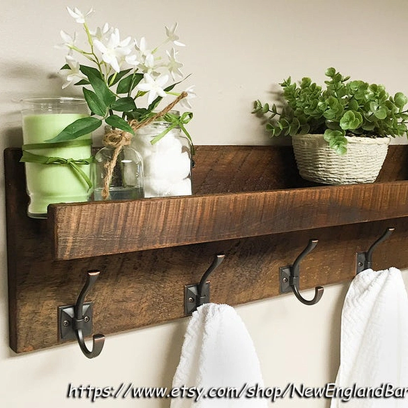 Custom Shelf mount wall bracket wood decorative wood shelves for the kitchen wall