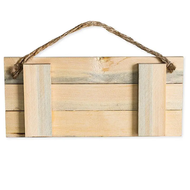 The Best is Yet to Be Arrow Rustic 5 x 10 Wood Plank Design Hanging Sign