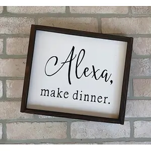 Home Decor  Handmade Wooden Sign  Kitchen Framed Interior Signs