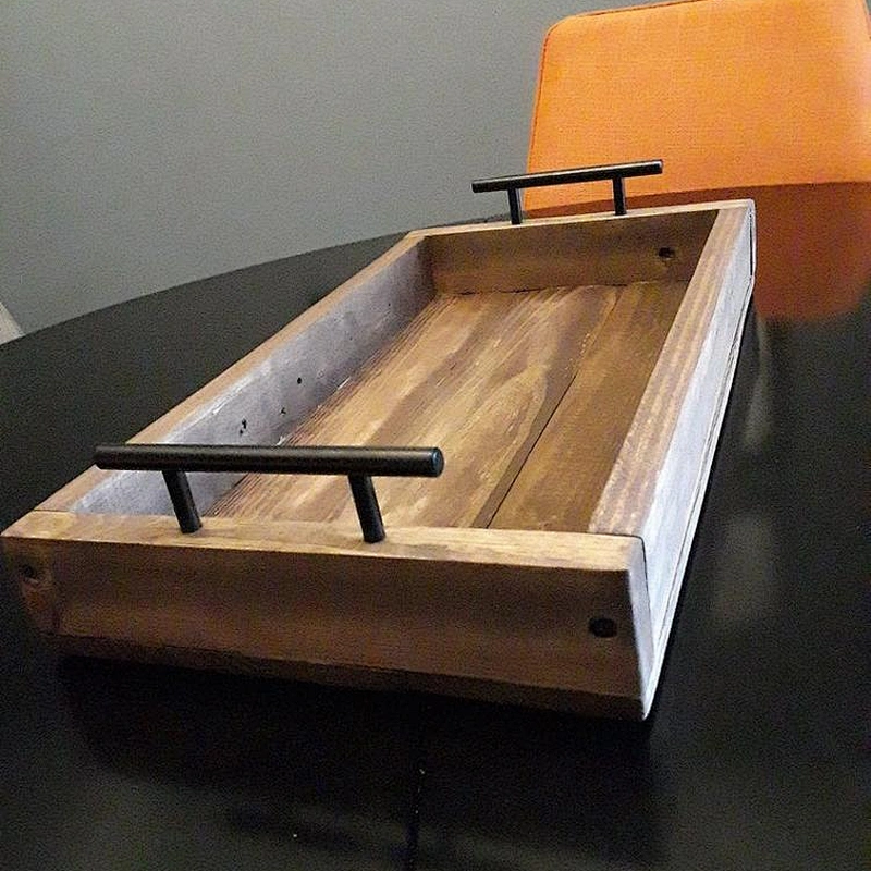 Custom Ottoman Wood Tray baking tray Wooden Trays Ottoman Trays Wood Serving Trays For Dinner Home Use  Fruit Tray