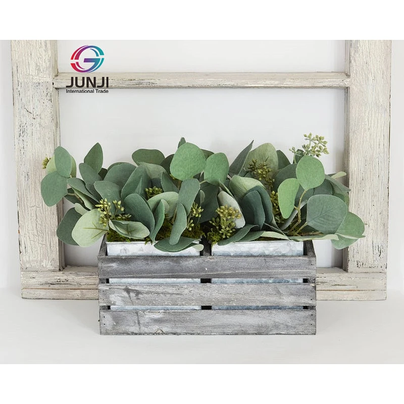 Rustic Farmhouse Centerpiece Decorative wooden crate Wooden box with ropes White crate box Vintage crate Retro Gift