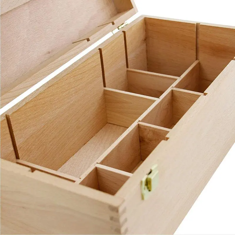 Artist Wood Pastel, Pen, Marker Storage Box with Drawer(s) (Large Tool Box)