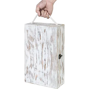 Wooden Wine Tote | Reclaimed Wine Carrier wooden crate box