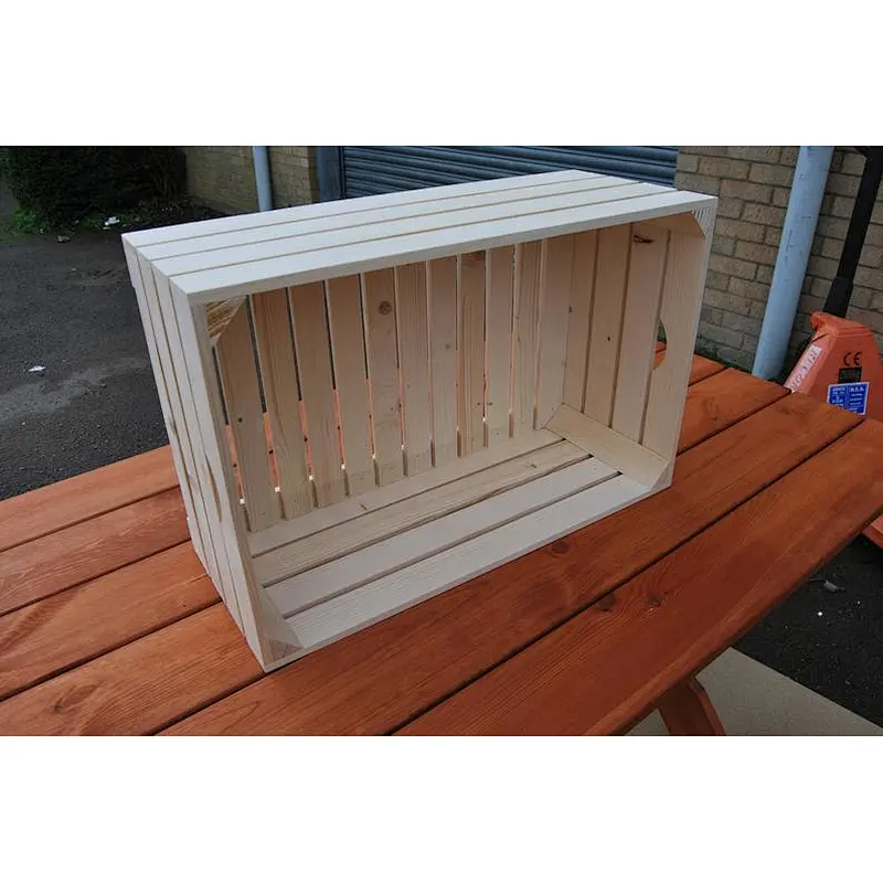 Wooden Crates with rope Handles Home rustic decor