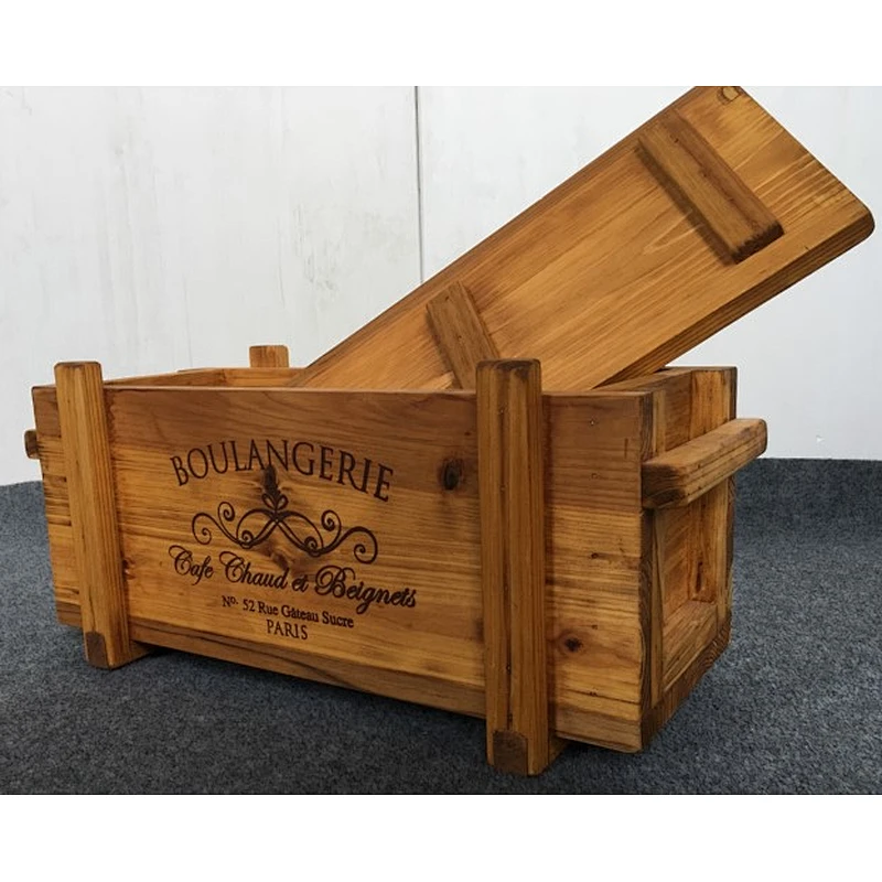 Christmas Whisky/Wine Wooden Crate Storage Box