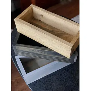 Rustic Medium Wood Planter Box Wedding Decor, Wedding Decor, Rustic Wedding Centerpiece