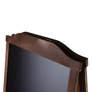 Wooden A-board Engraving, Sandwich board, Pavement sign
