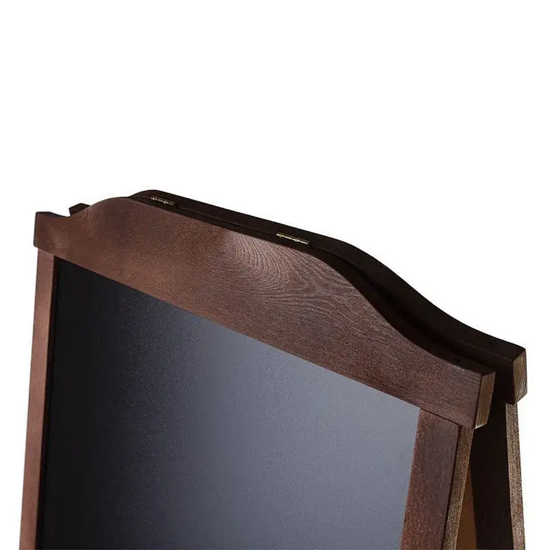 Wooden A-board Engraving, Sandwich board, Pavement sign