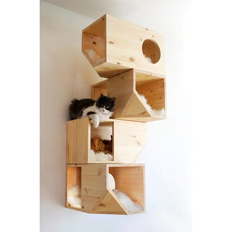 wooden pet house modern pet house stylish cat house cat place cat bed