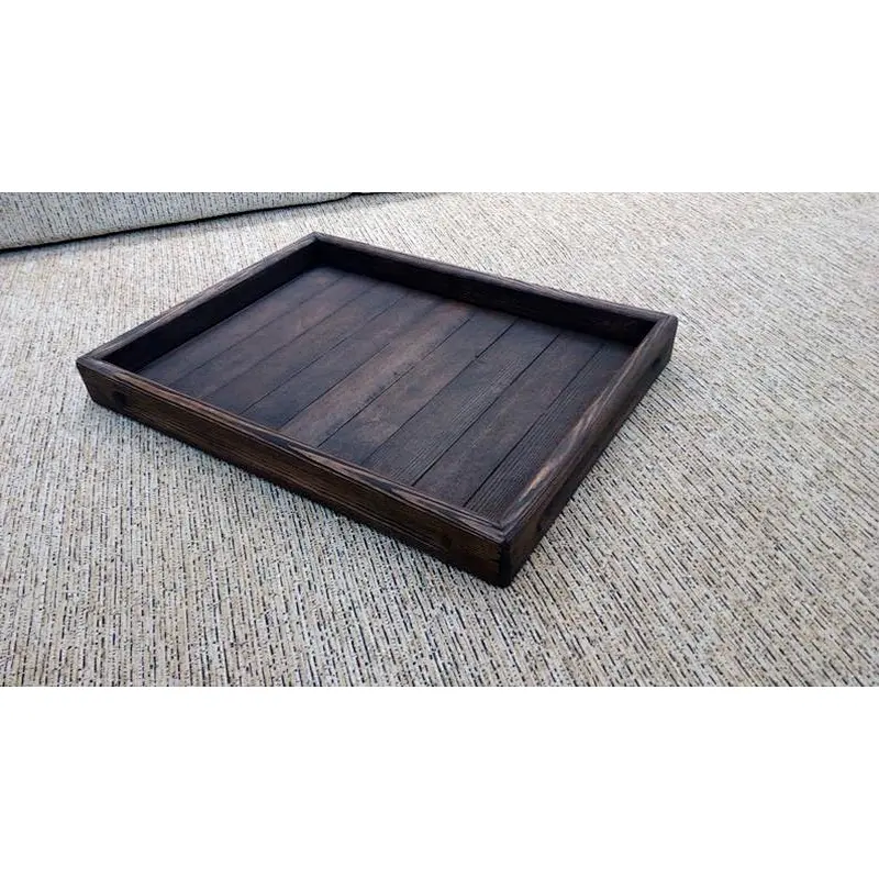 Tray for breakfast in bed Gift Wooden tray plates wooden board wood serving tableware tea tray