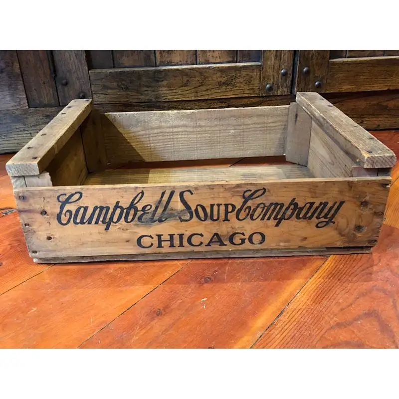 Farmhouse wooden crates for fruits and wholesale  Wood Crate Box tray wood crate storage