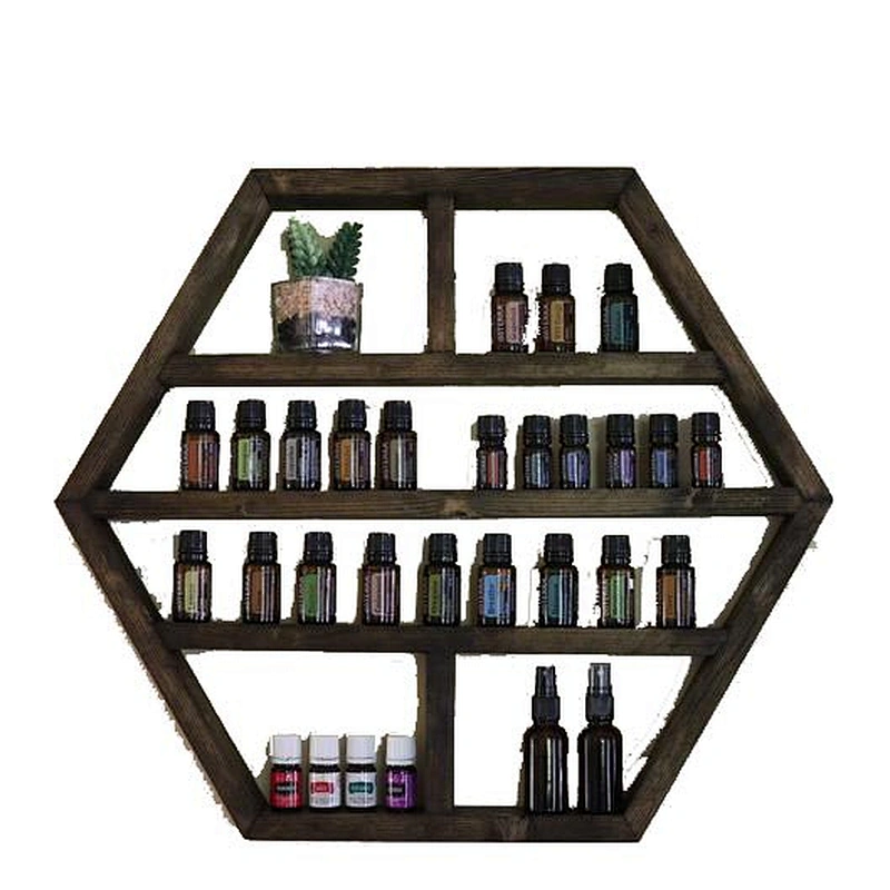 Wall mount shelf hexagon wall shelf standing wall shelf