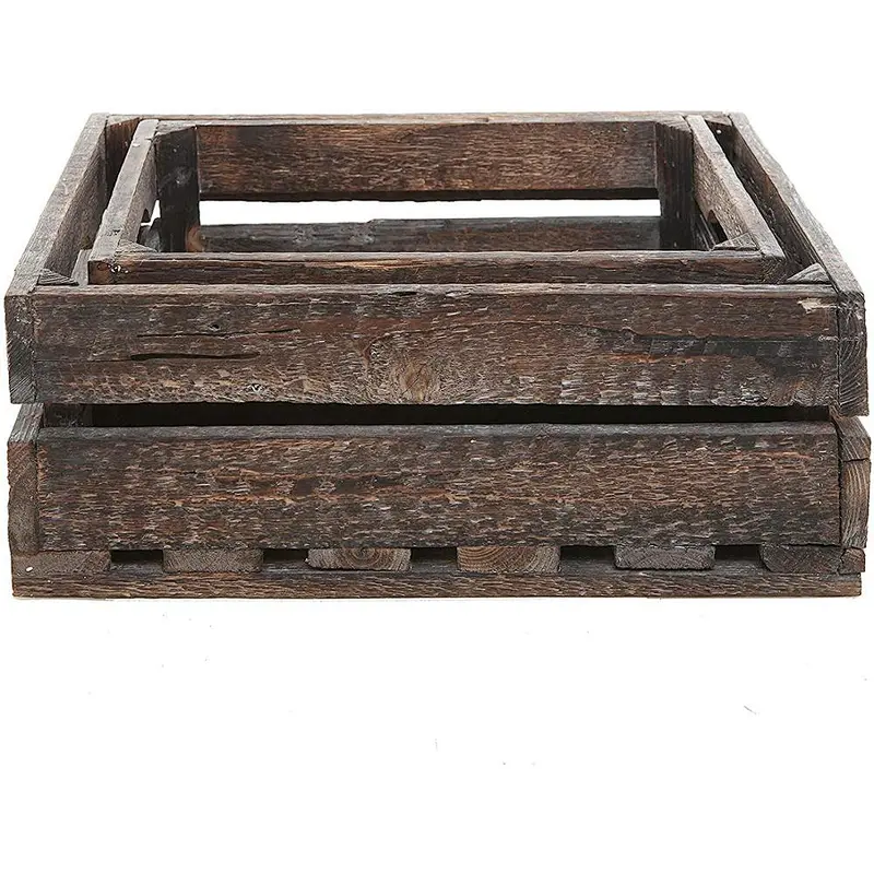 Shabby chic wooden crate wooden crates custom rustic wooden crate