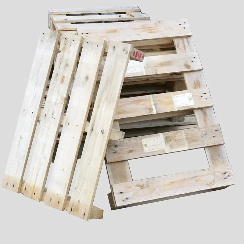 European standard solid wood forklift truck clamp board logistics wooden frame moisture-proof wood pallet board warehouse shelf