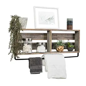 Bathroom Plank Shelf