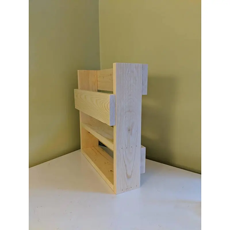 Shelf mount wall bracket wood decorative mail holder and coat key rack wall shelf wall corner floating shelf
