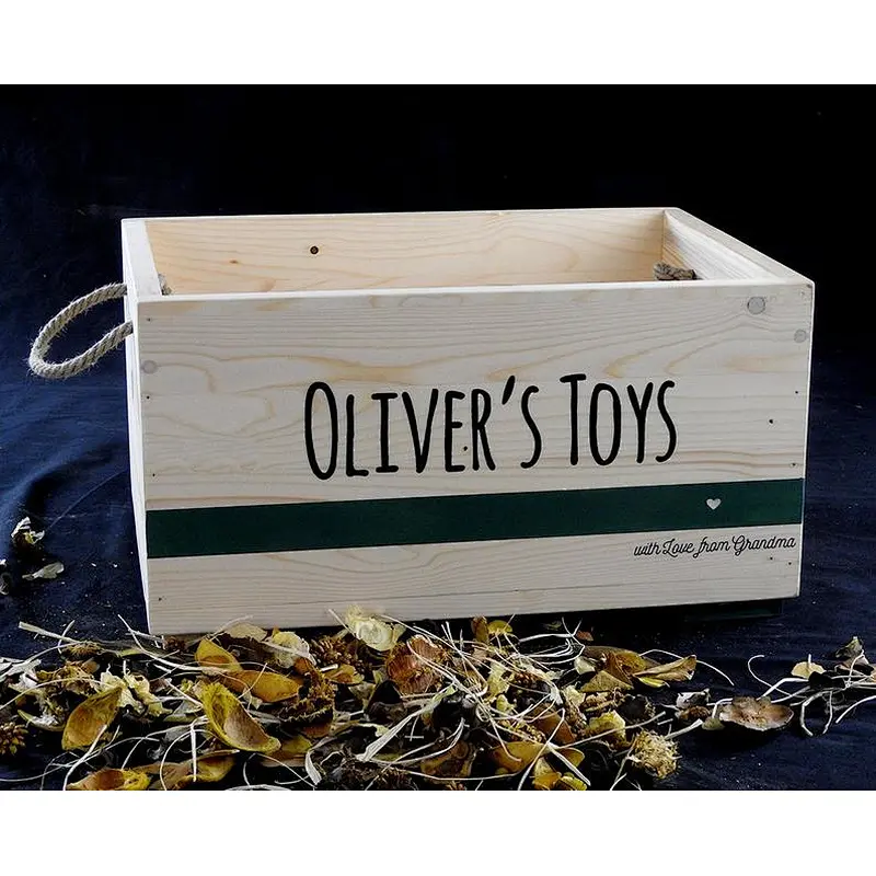 Personalised Garden Tools Wooden Storage Crate  wood boxes fruit crate wood  wooden crate box cheap wooden fruit crates for sale