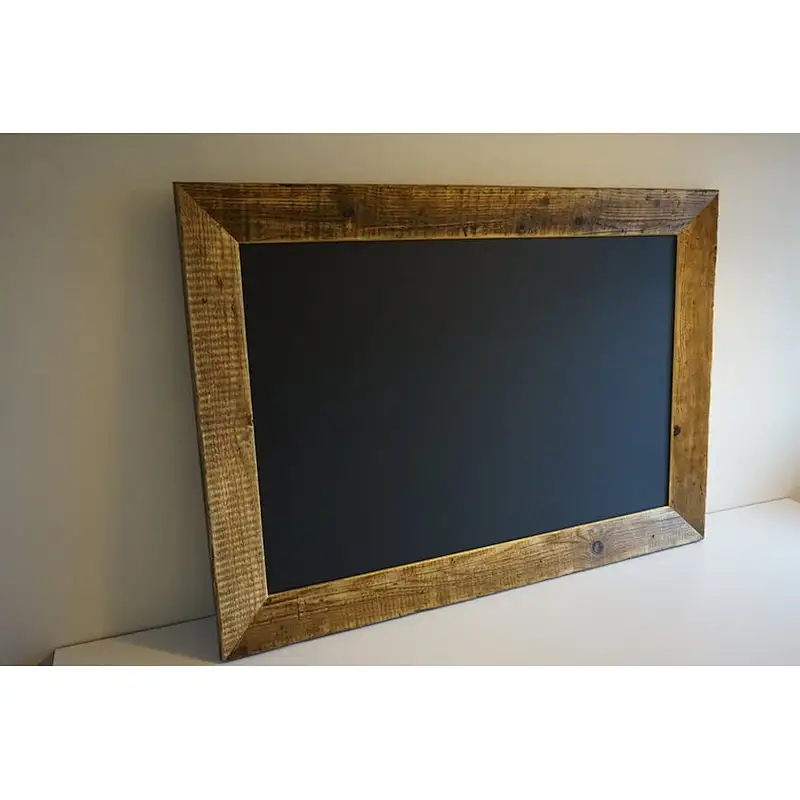 Stylish Chalkboard / Menu Board. Framed Blackboard with gold leaf trim