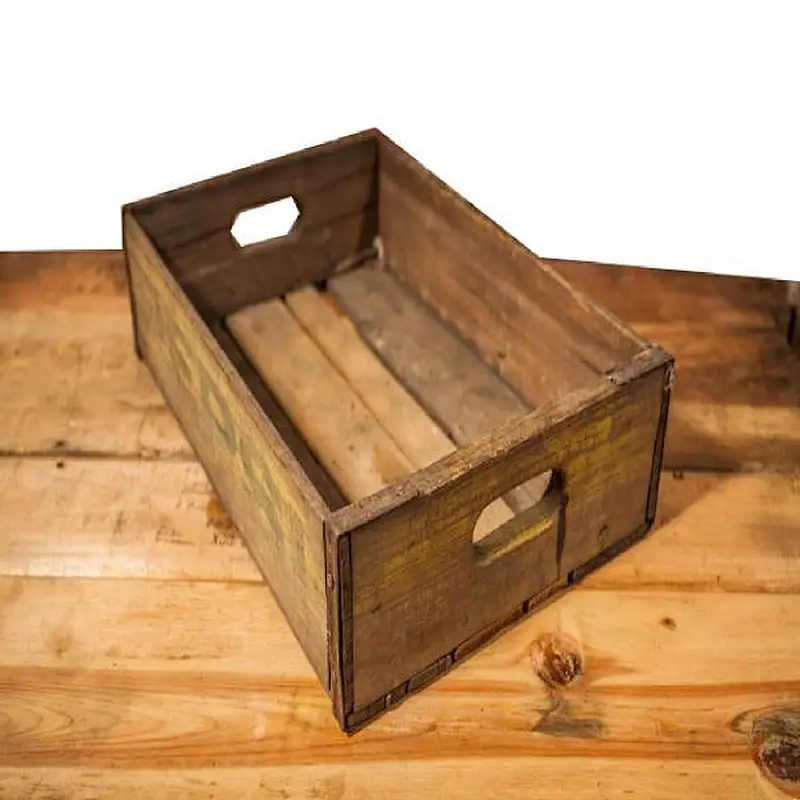 Vintage Pepsi Soda Pop Wooden Crate Primitive Box