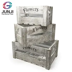 Wooden Boxes Planter Trough for Flower pots - Indoor Outdoor Decoration - Storage Display Boxes