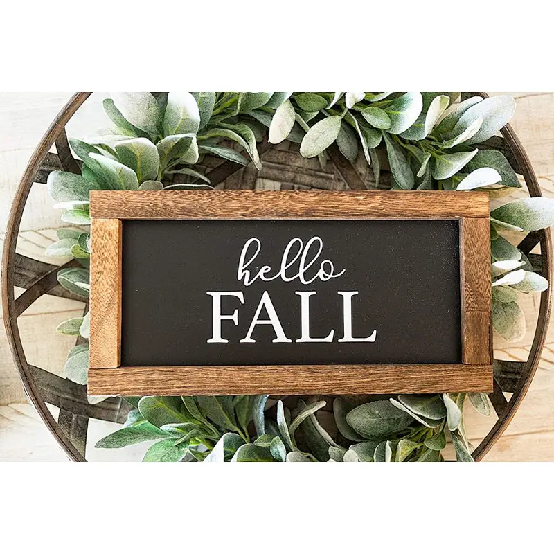 Wooden sign with for writing wooden sign plaque blank wooden display sign