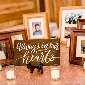 Rustic Custom Blank wood sign unfinished wood sign supplies make your own sign Ceremony Signage