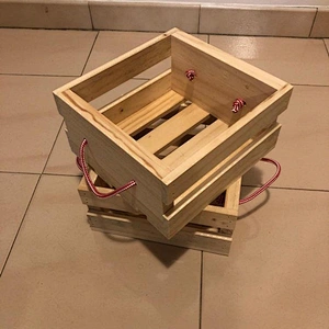 Wooden storage box  wooden crate box small wooden box