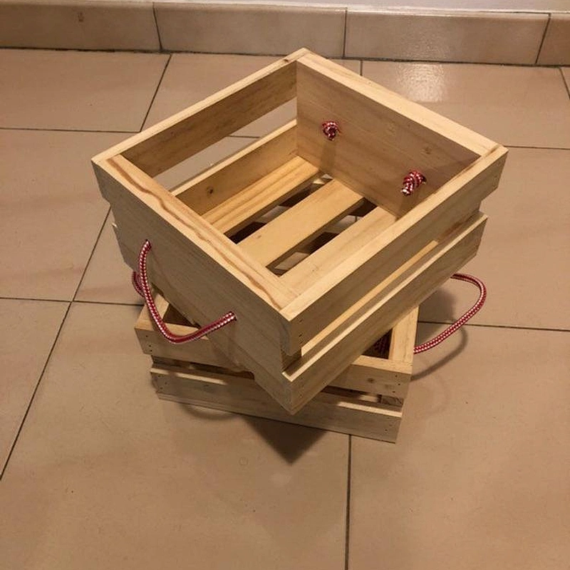 Wooden storage box  wooden crate box small wooden box
