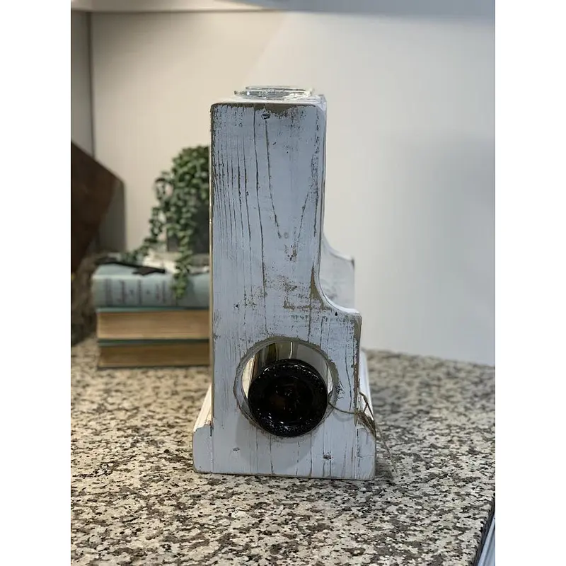 Wooden box- Wine Bottle tote- Wine Gift, Bar Decor