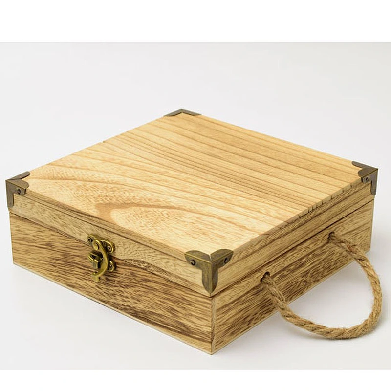 Vintage Country Edition Boutique Wooden Jewelry Box Gift Box Handmade Wooden Boxwood jewelry box packaging custom
