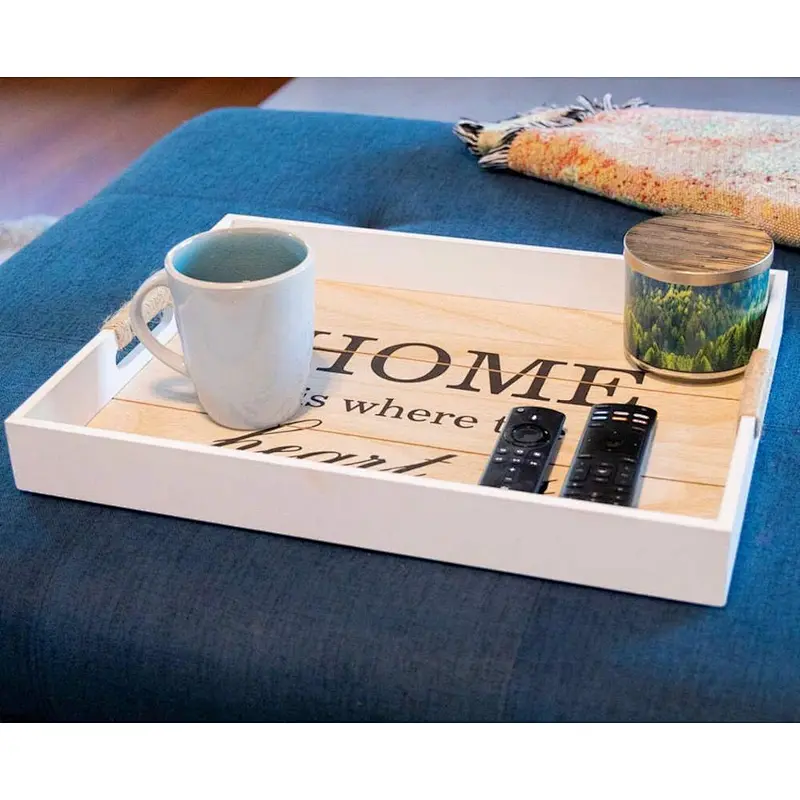 Large Ottoman Tray - Decorative Wooden Serving Tray,Wooden Trays For DecorationWooden TraysWooden Serving TraysStorage Tray