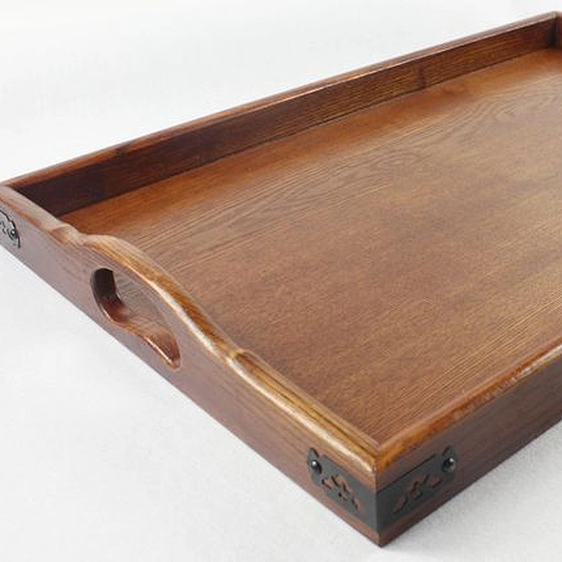 Wooden rustic  dishes  for food home decor