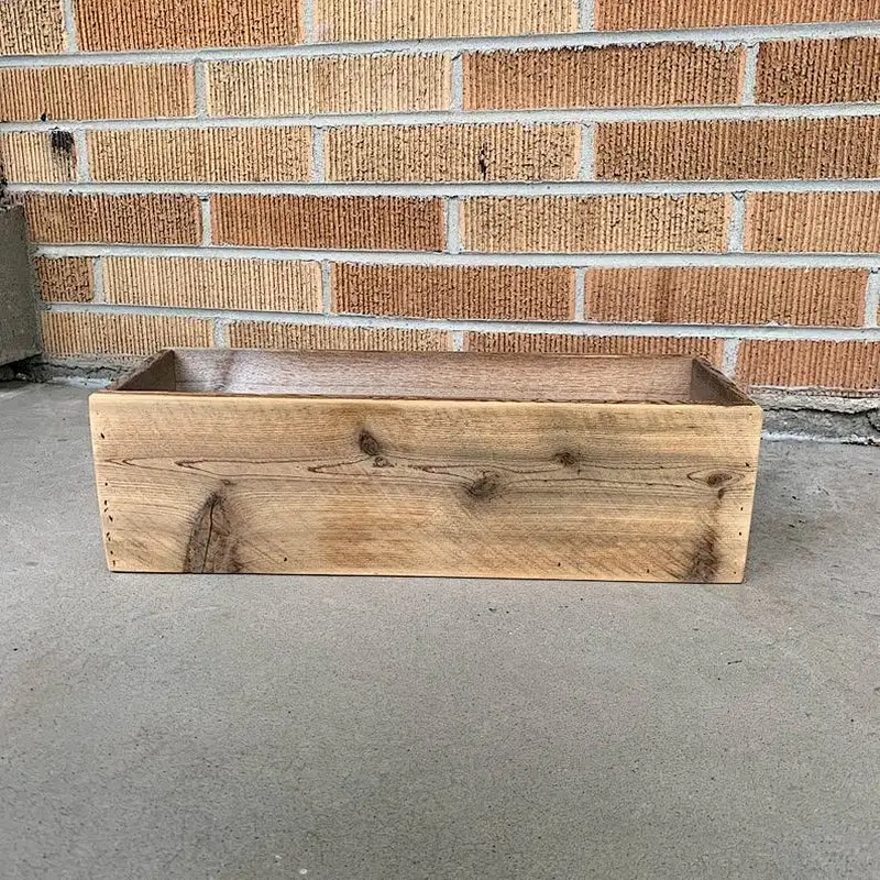 2020 Wood Planter Box Great for Succulent Cactus Herbs Wooden Gift Flower Pot Wooden Planter Box