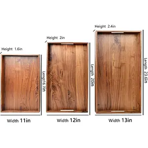 Wooden Tray Ottoman Tray