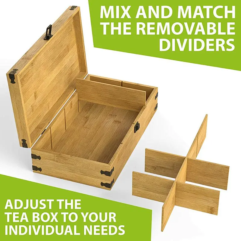 Beautiful Wooden Kitchen Organizer with Large Tall Adjustable Shelves box