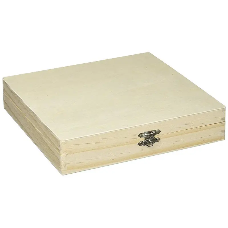 Handmade wooden box wooden wedding card box wood jewelry box custom logo