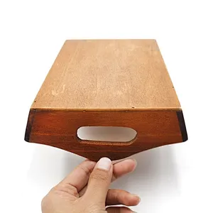 Storage Box Wooden Table Organizer Holder Tea Tray Home Furniture Decoration