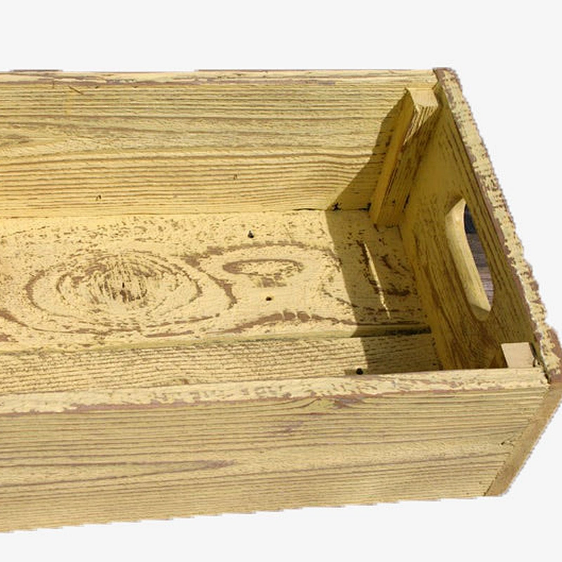 Rustic vintage wooden box